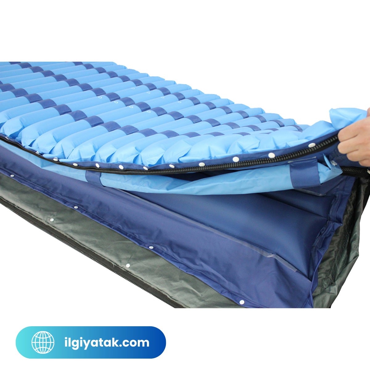 Pozisyonlu Ve Ventilasyonlu Havalı Hasta Yatağı (P40) - 8